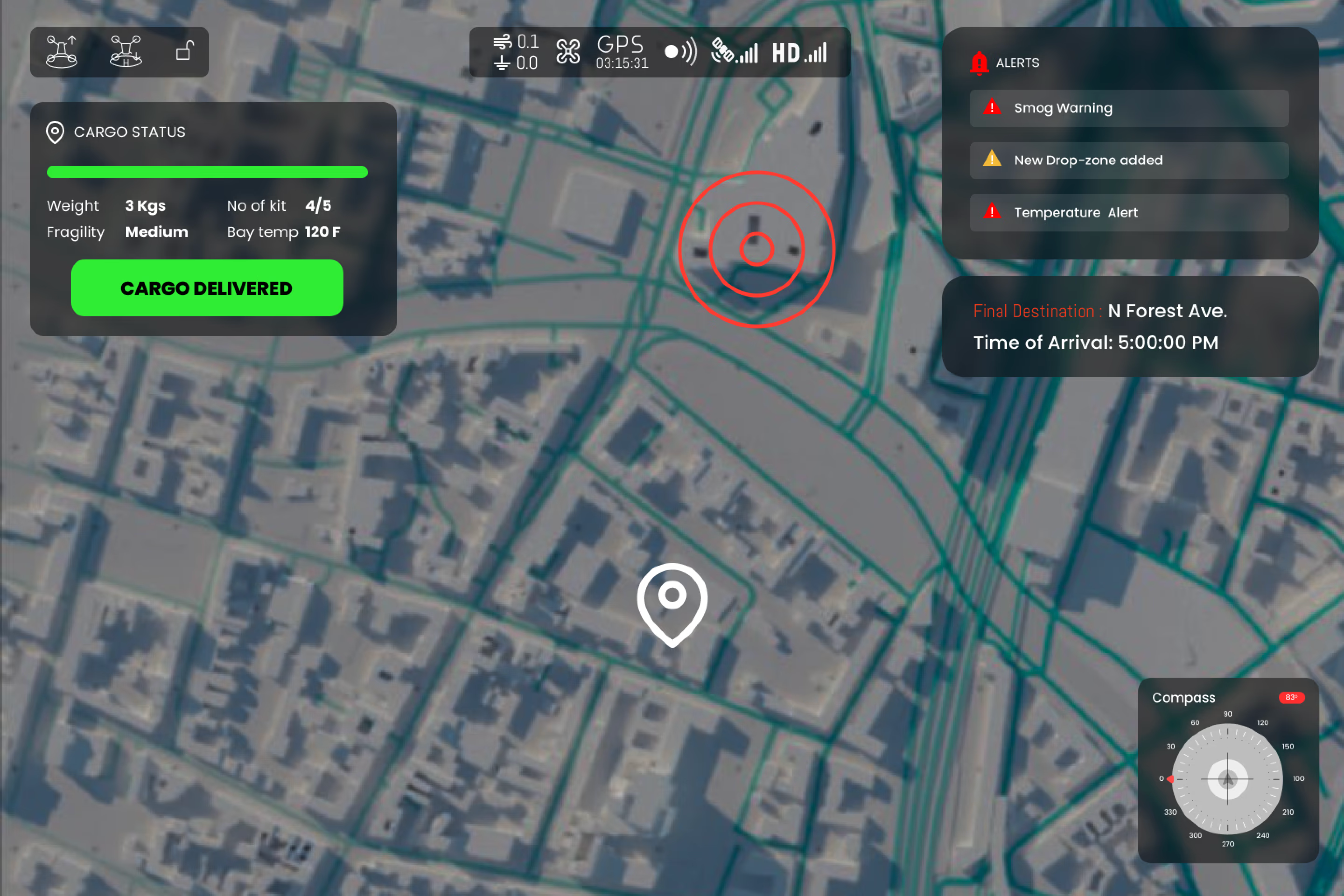 Autopilot status indicator display